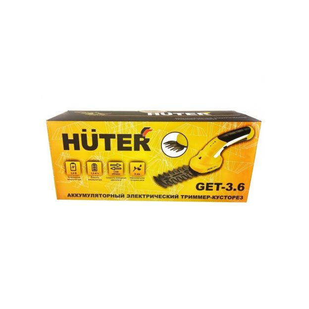 Кусторез аккумуляторный Huter GET-3,6H 3,6 В 8 мм