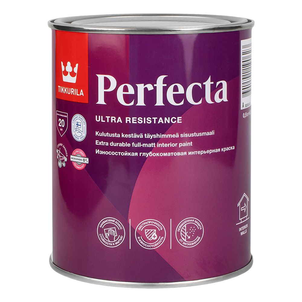 Краска интерьерная PERFECTA A гл/мат 0,9л