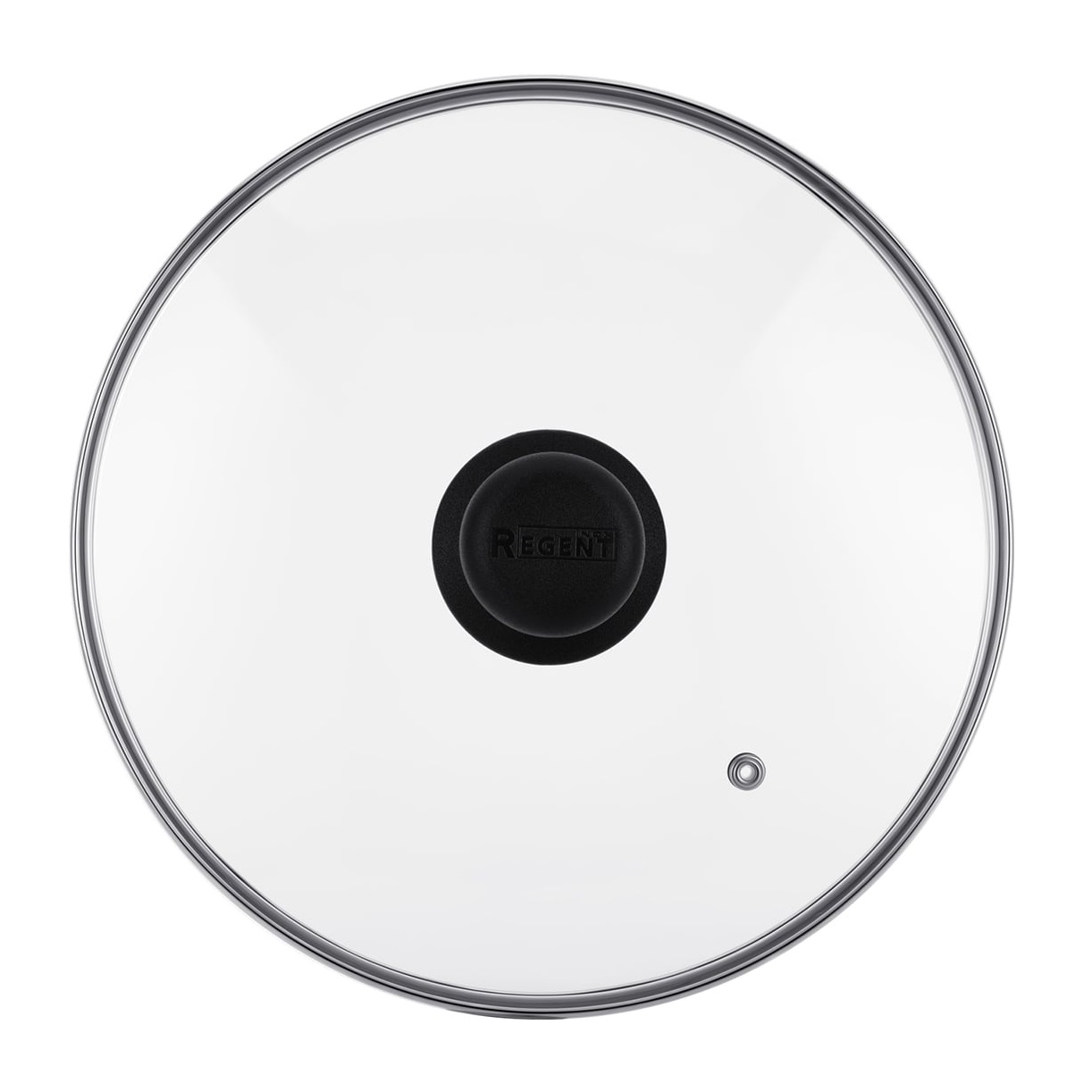Крышка стеклянная 20 см Regent 93-LID-03-20 c металлическим ободком