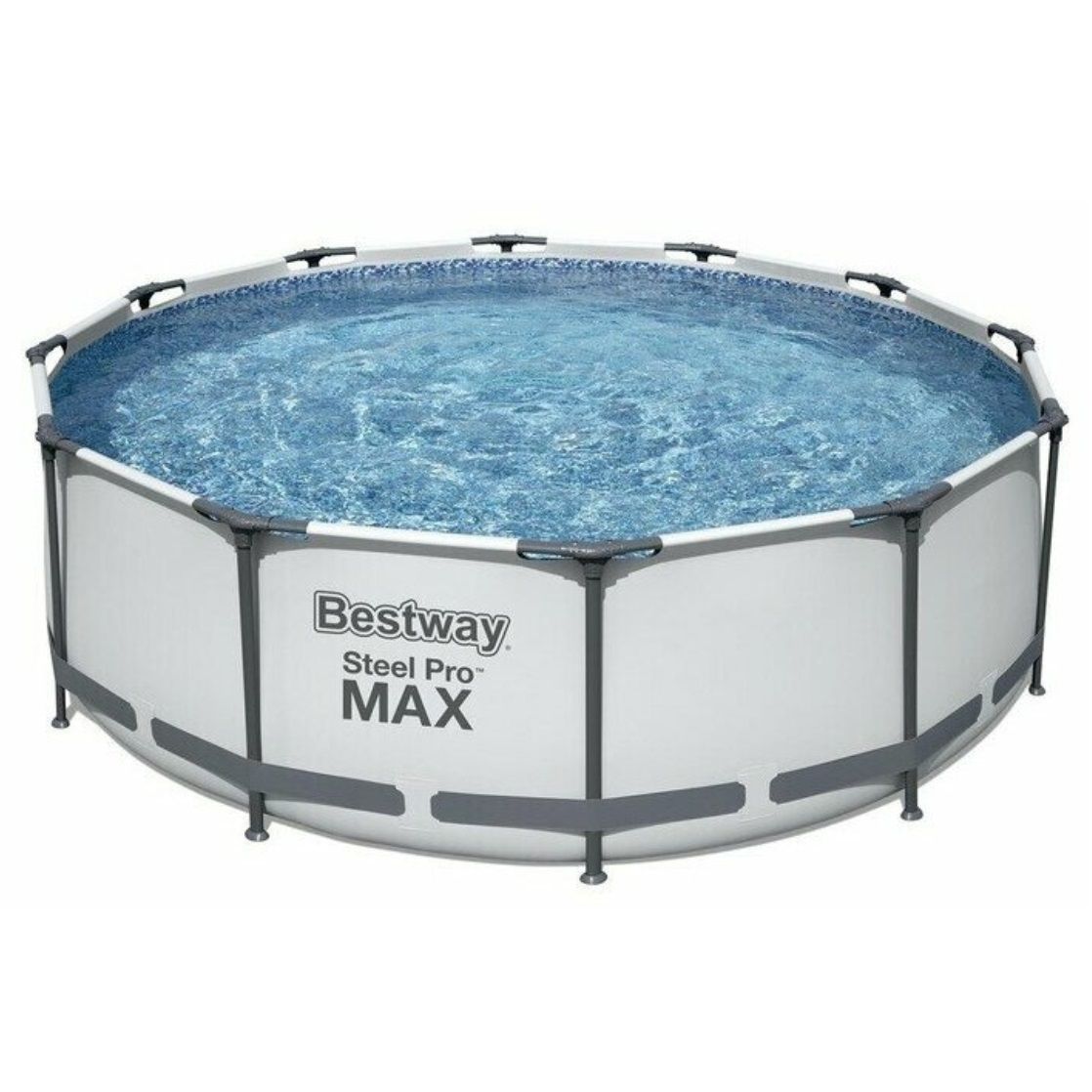 Бассейн каркасный круглый 366х100 см 9150 л Bestway Steel Pro Max 56260 (ф-насос)