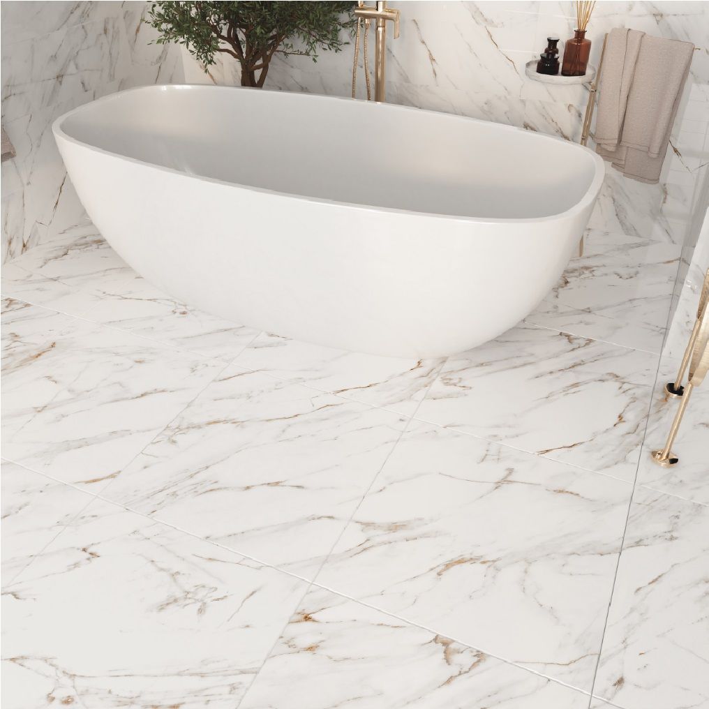 Керамогранит Azori Calacatta Grey 849123101 60x60 cм серый 1,44 м2