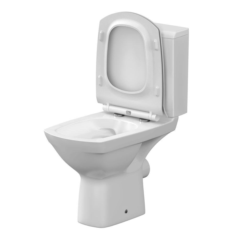 Унитаз-компакт Cersanit Carina Clean 011 3/5 DPL EO slim прямой выпуск сиденье дюропласт микролифт