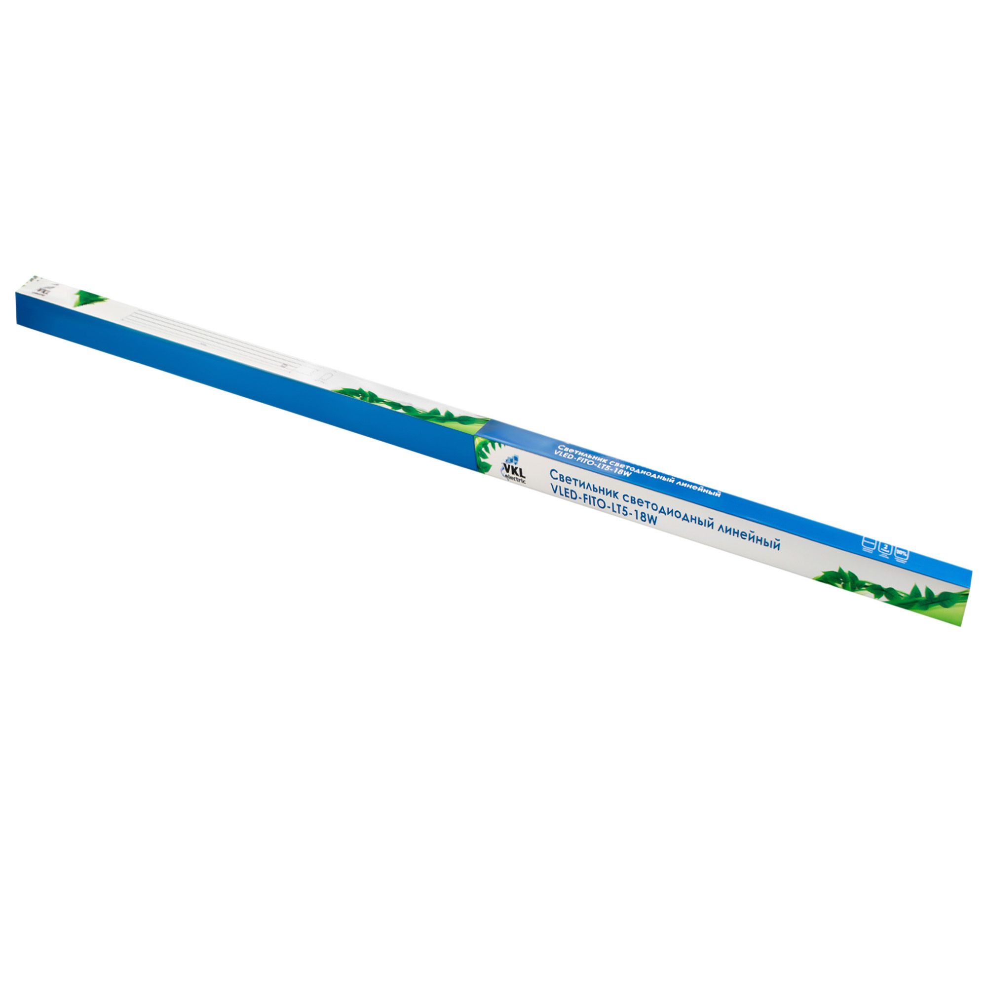 Светильник для растений светодиодный линейный VLED-FITO-LT5-18W, IP20, белый  (900*21*33мм)  VKL electric