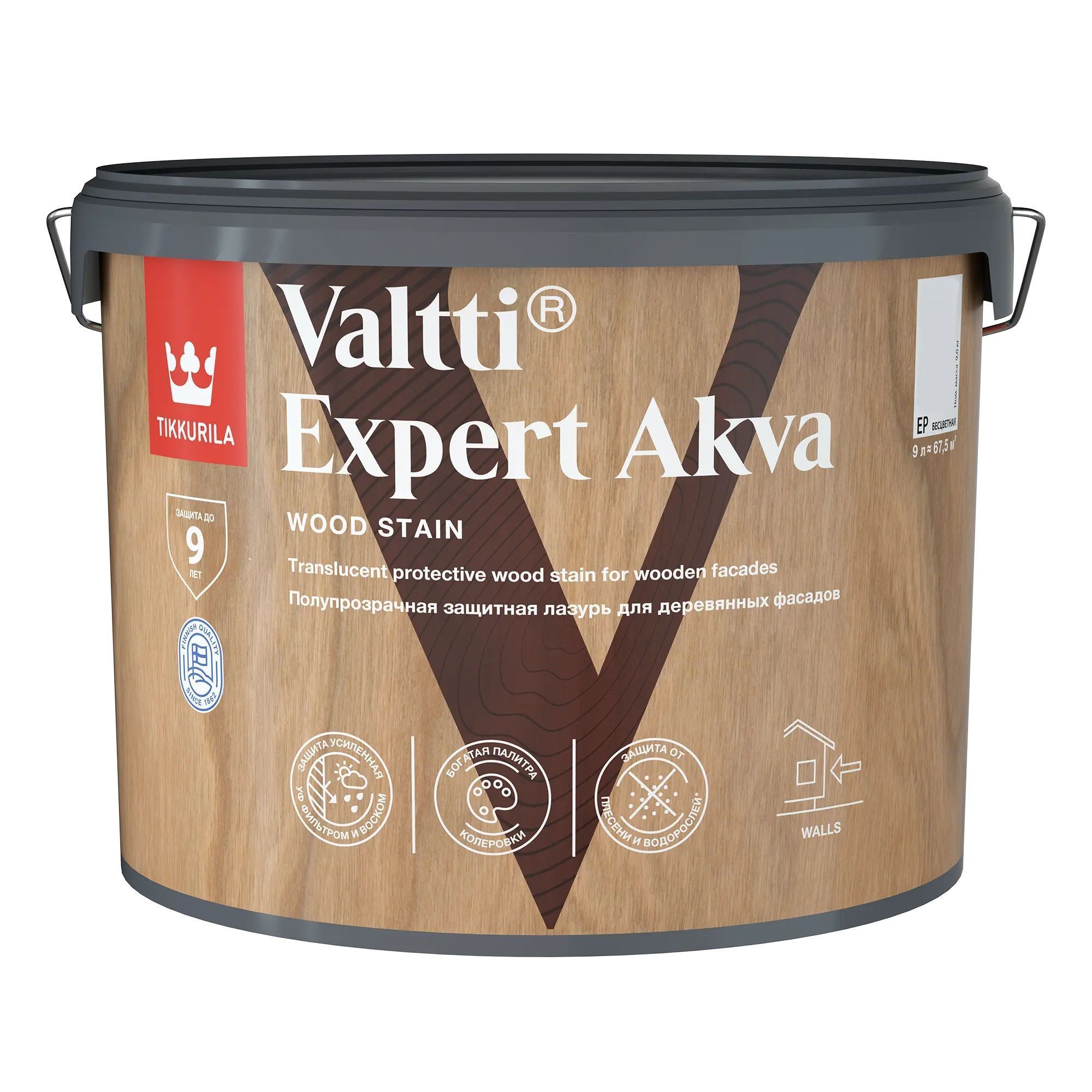 Антисептик VALTTI EXPERT AKVA EP 9 л RU б/цв