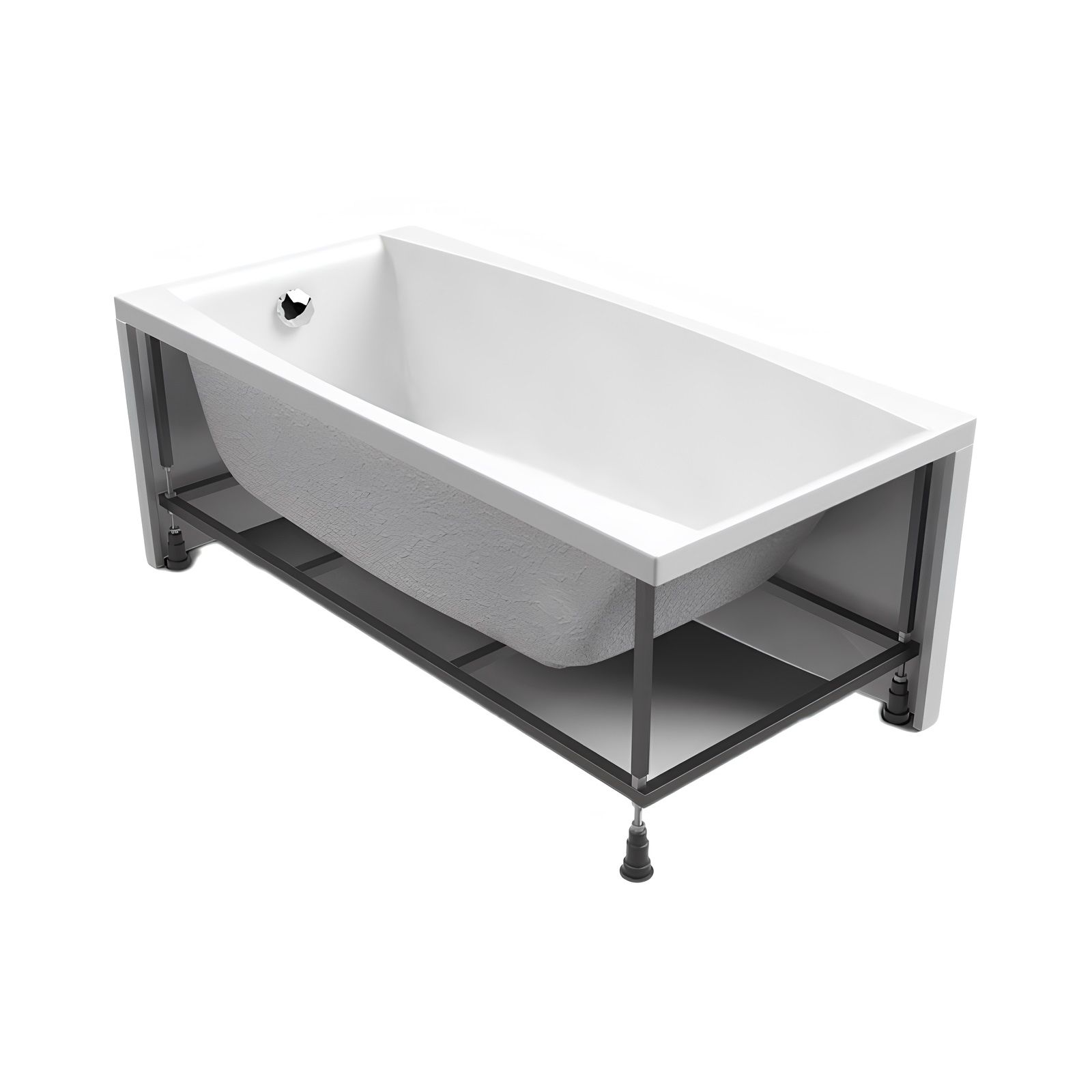 Ванна акриловая Cersanit Virgo 150х75х43 см