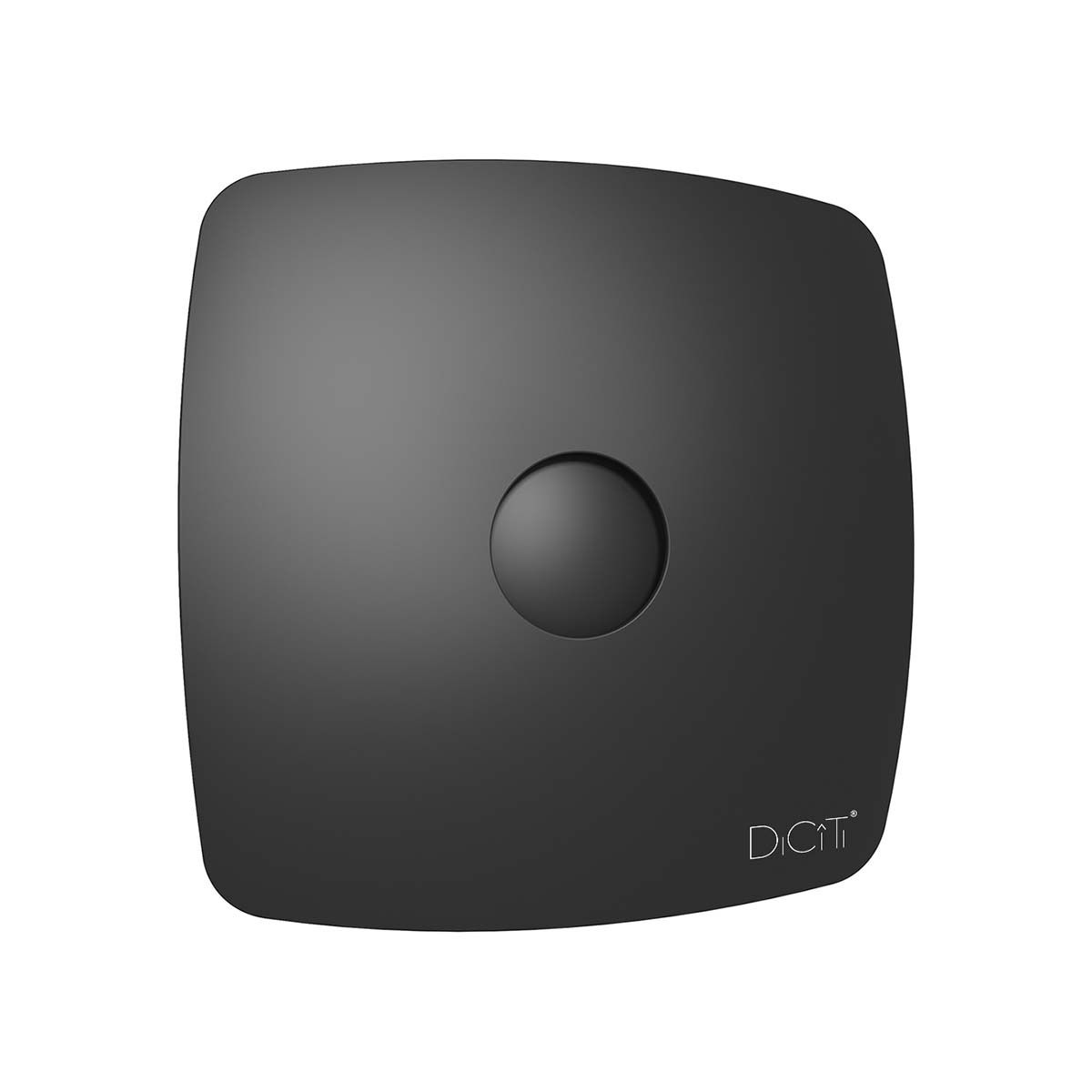 Вентилятор осевой вытяжной с обратным клапаном Era Rio 5C matt black 125 мм