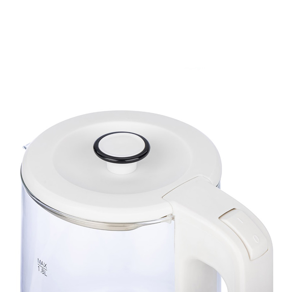 Чайник электрический Homestar HS-1008 1500 Вт 1,8 л стекло, белый