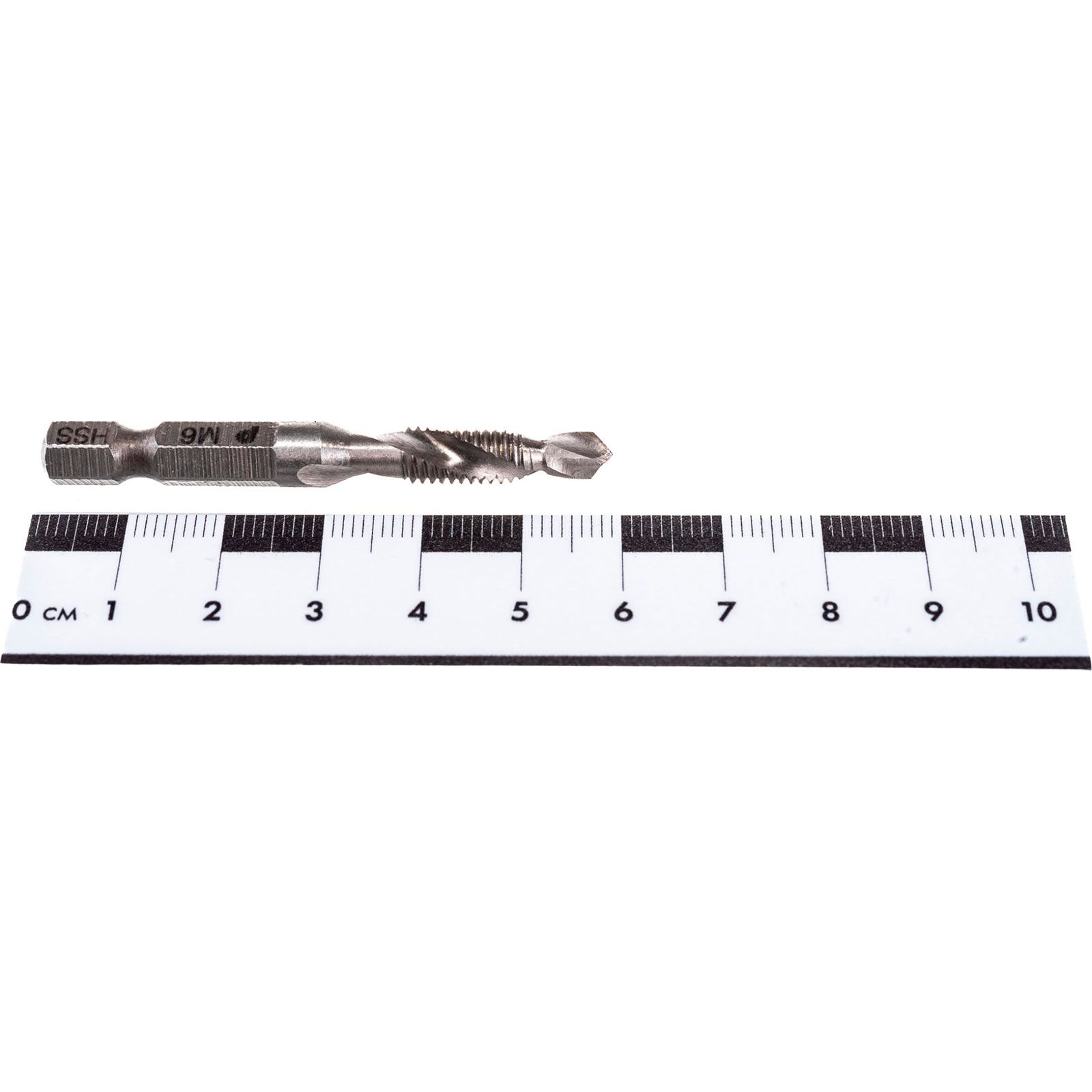 Сверло метчик 6х1,0х57 мм HEX 1/4' Практика 774-993