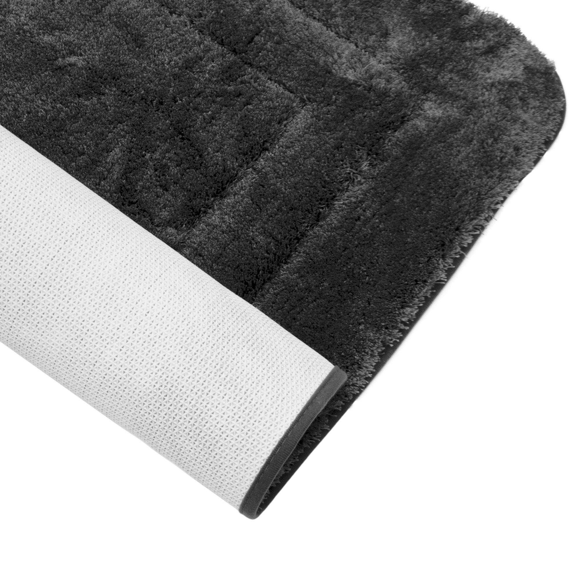 Коврик для ванной комнаты 60х100 см Zalel Exclusion Dark Grey Blue