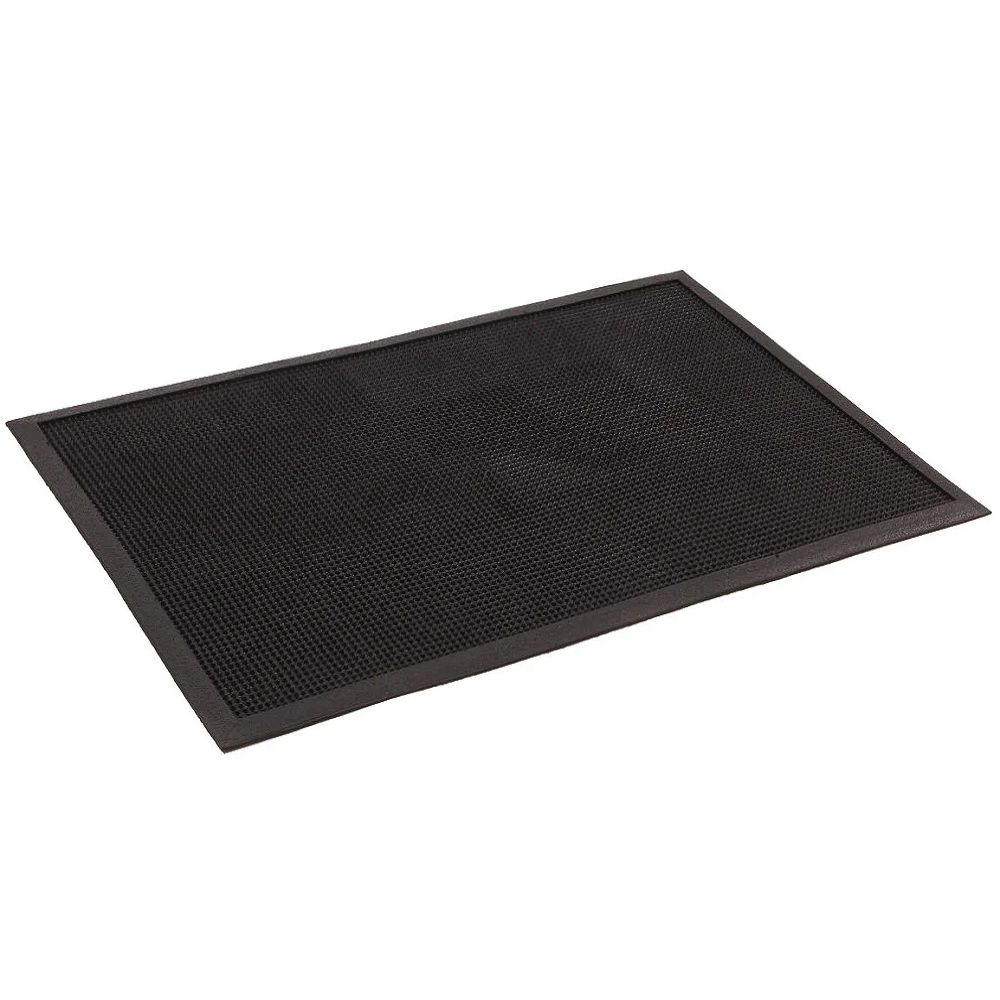 Коврик резиновый Sunstep Иголочки 60x90 см черный