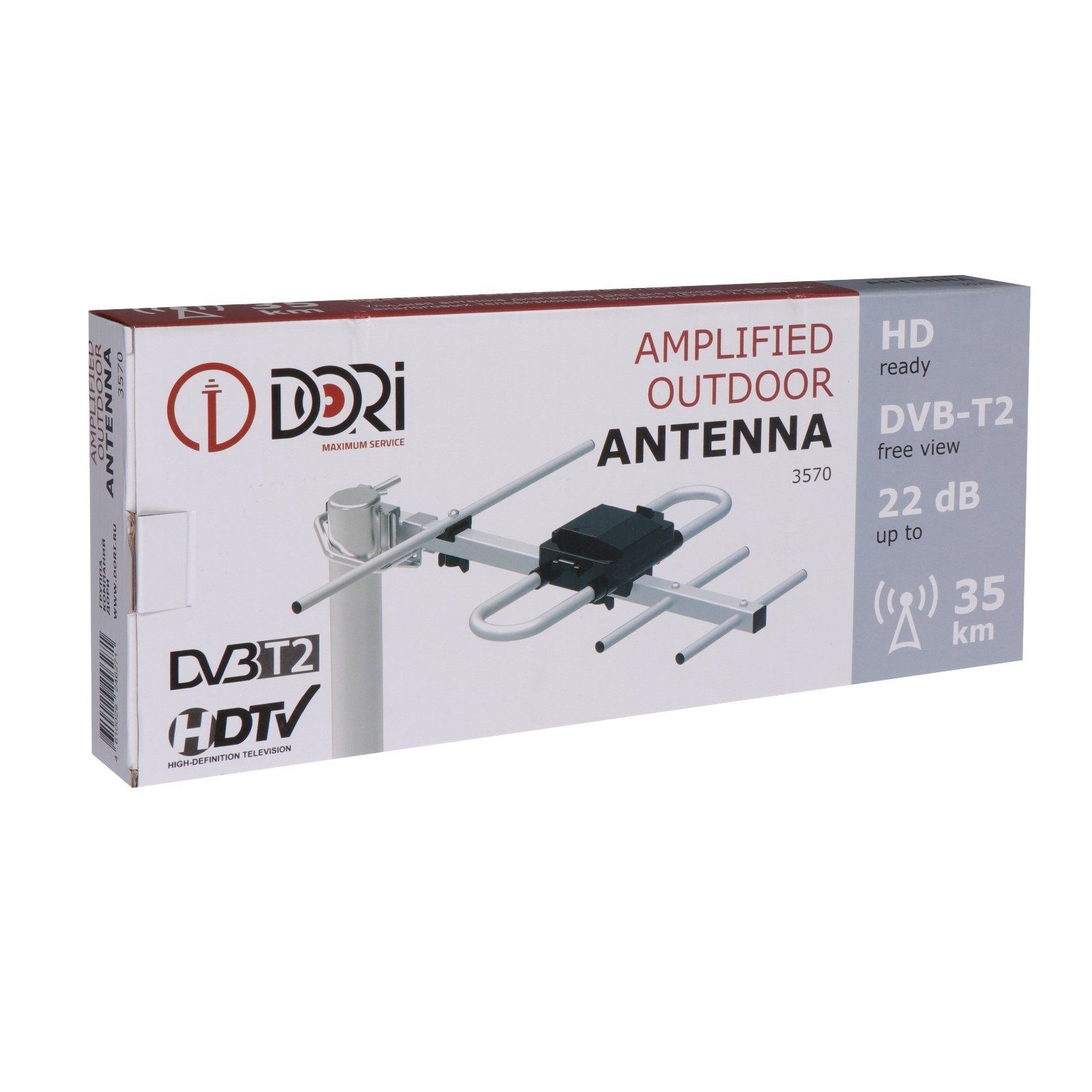 Антенна TV наружная активная Dori 3570