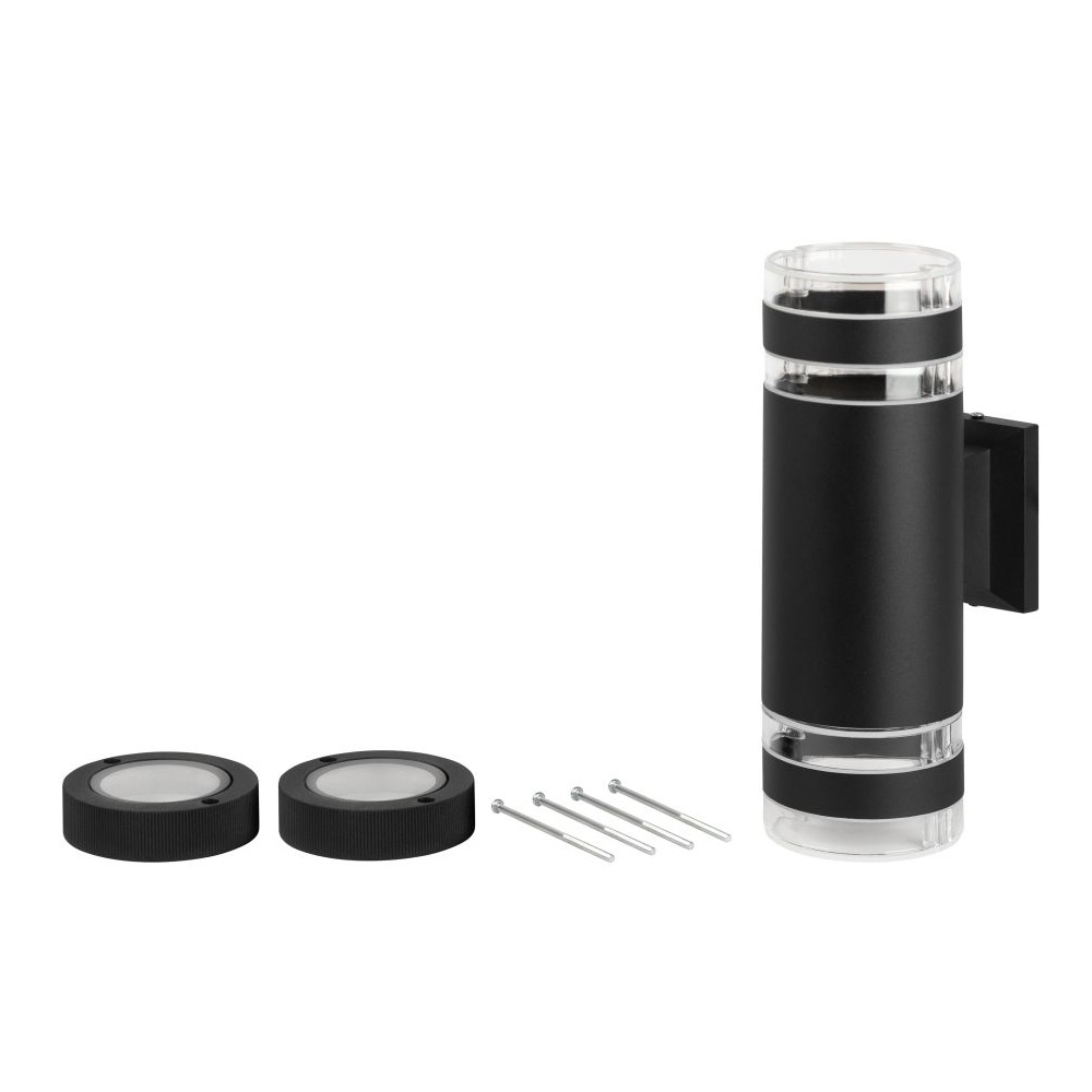 Светильник уличный настенный Эра Адрия GBW-102-BL-0300 30Вт 2хЕ27 IP54 черный
