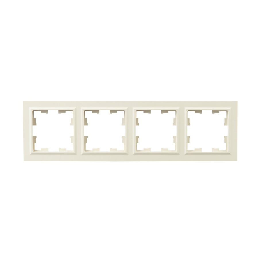 Рамка 4-м Brite РУ-4-БрКр IEK BR-M42-K10 бежевый