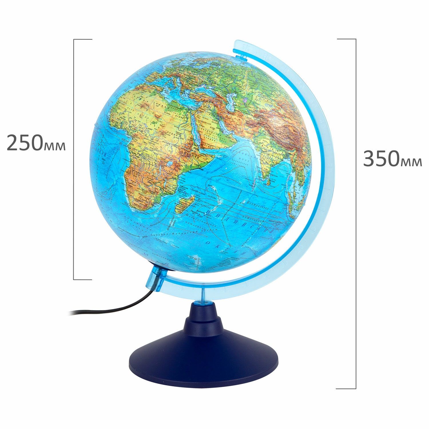 Глобус политический Globen d250 мм с подсветкой, очки VR INT12500284