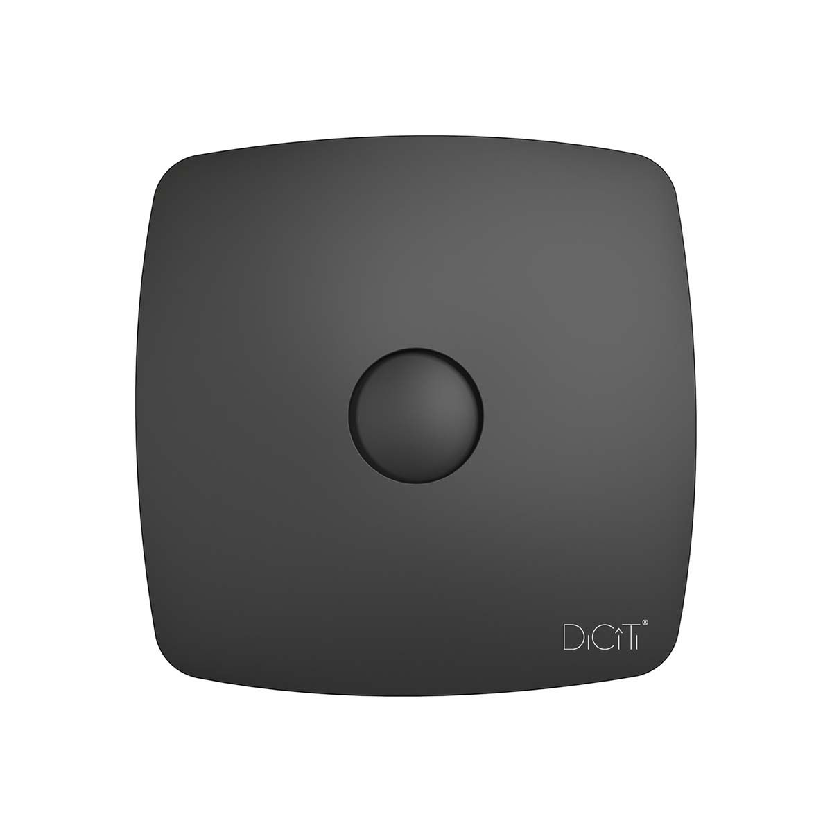 Вентилятор осевой вытяжной с обратным клапаном Era Rio 4c matt black 100 мм