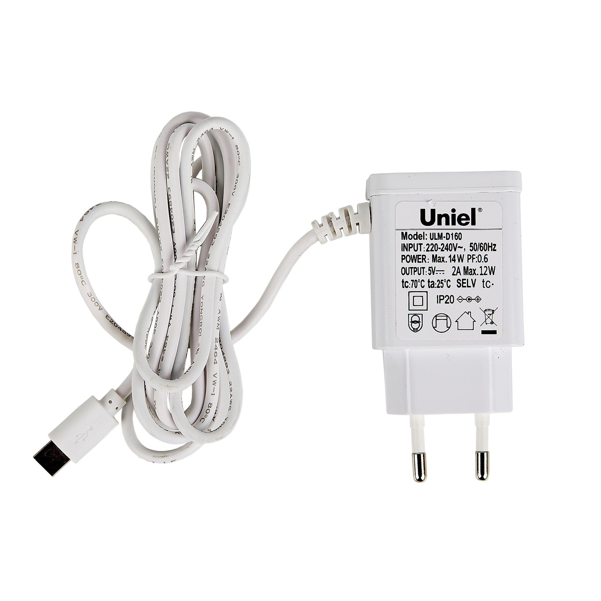 Лампа настольная LED Uniel Заяц ULM-D160 12Вт 3000-6000K слоновая кость