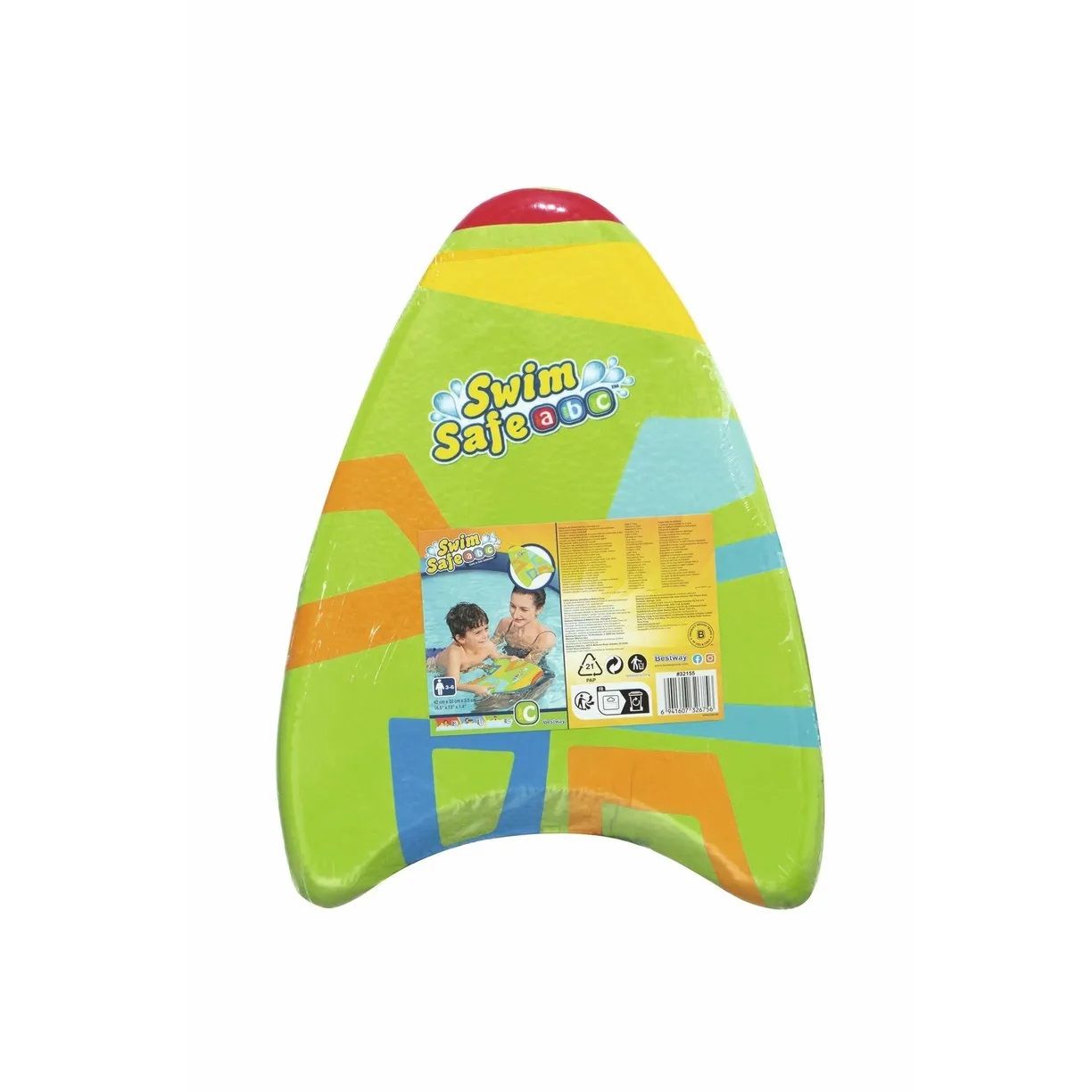 Доска для плавания 42х32х3,5 см 3-6 лет Bestway 32155