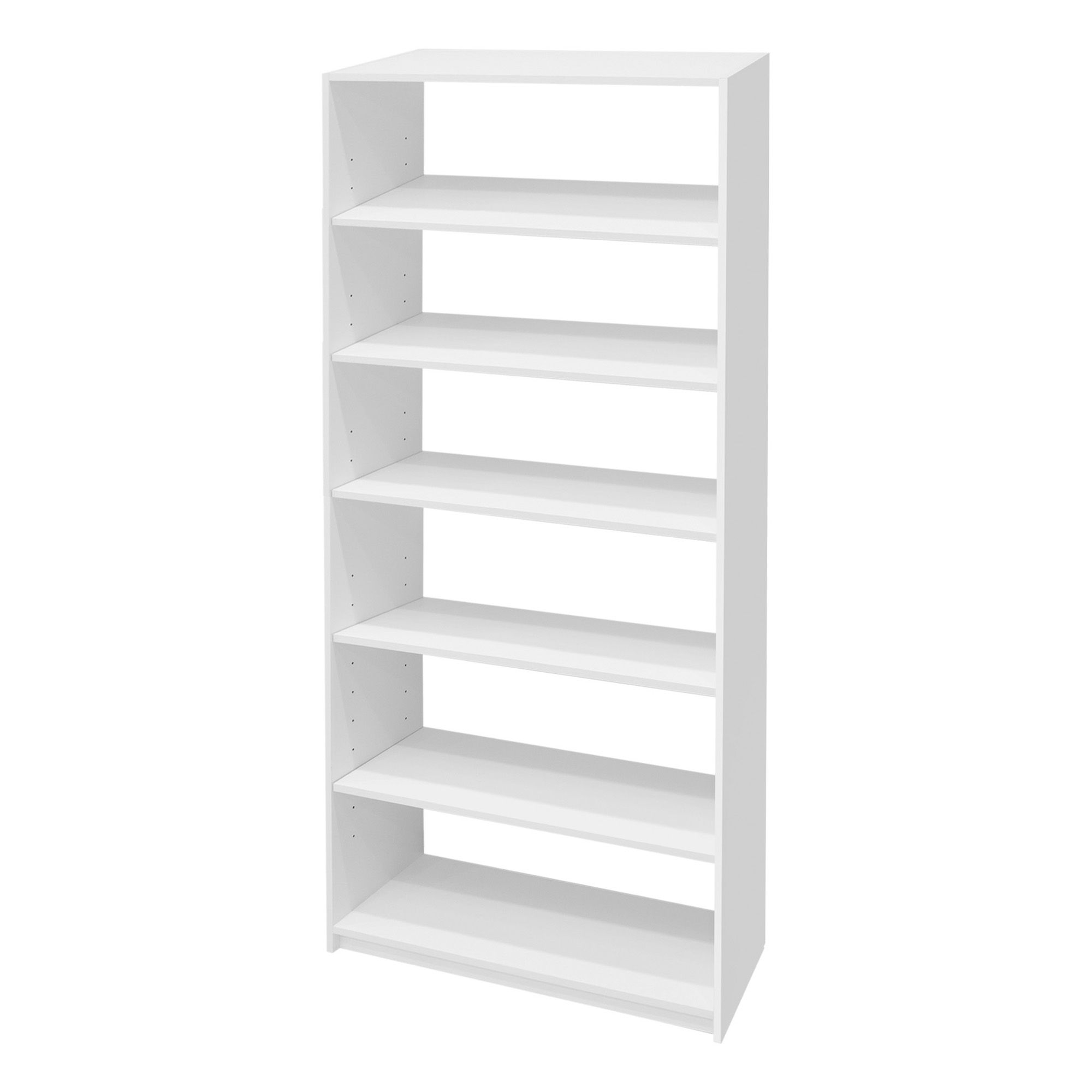 Шкаф книжный 800х2150х280 мм Белый