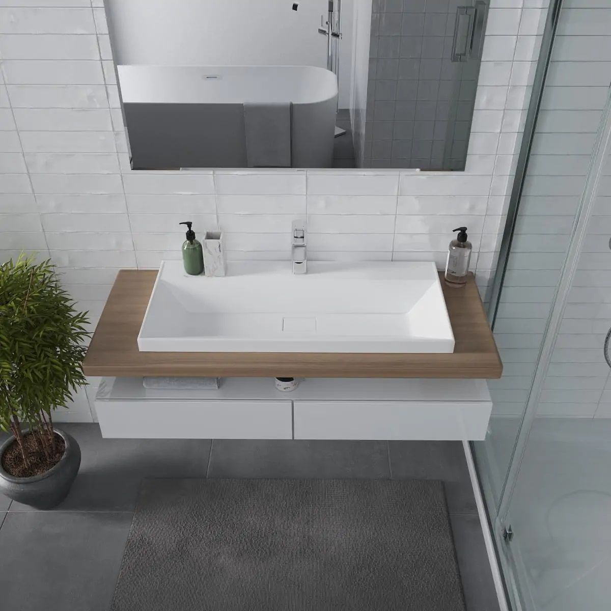 Раковина Classica 80 Slim 800х360х120 мм