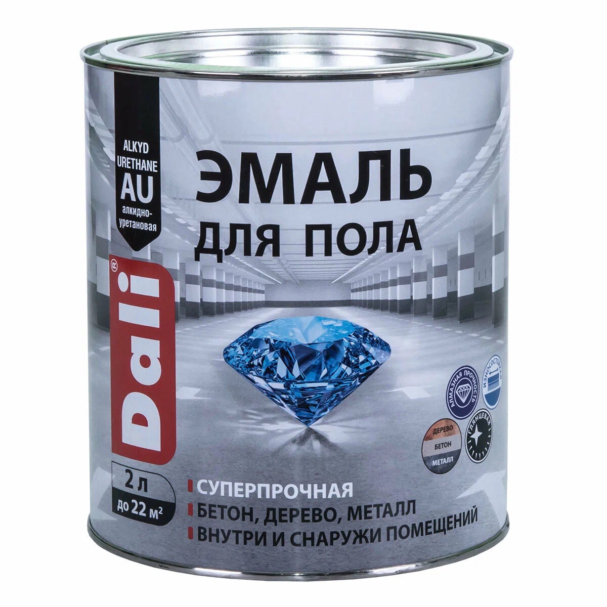 "DALI" эмаль для пола, база С, 2 л