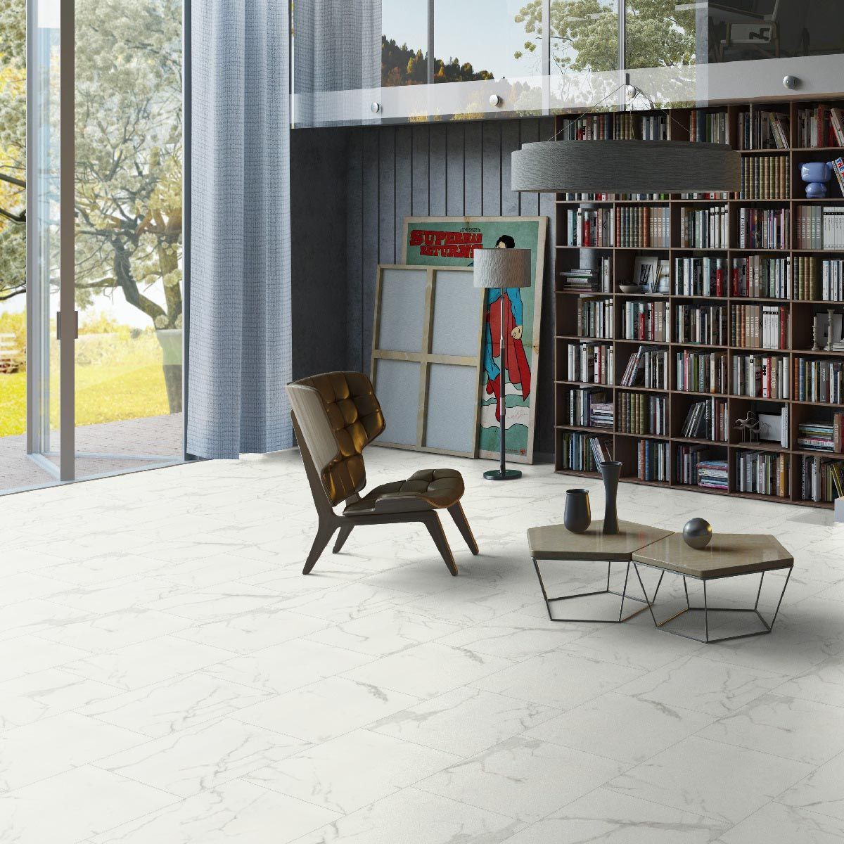 Плитка LVT Epic Marcin 457x457x2,7 мм 0,55 мм 2,5 м2
