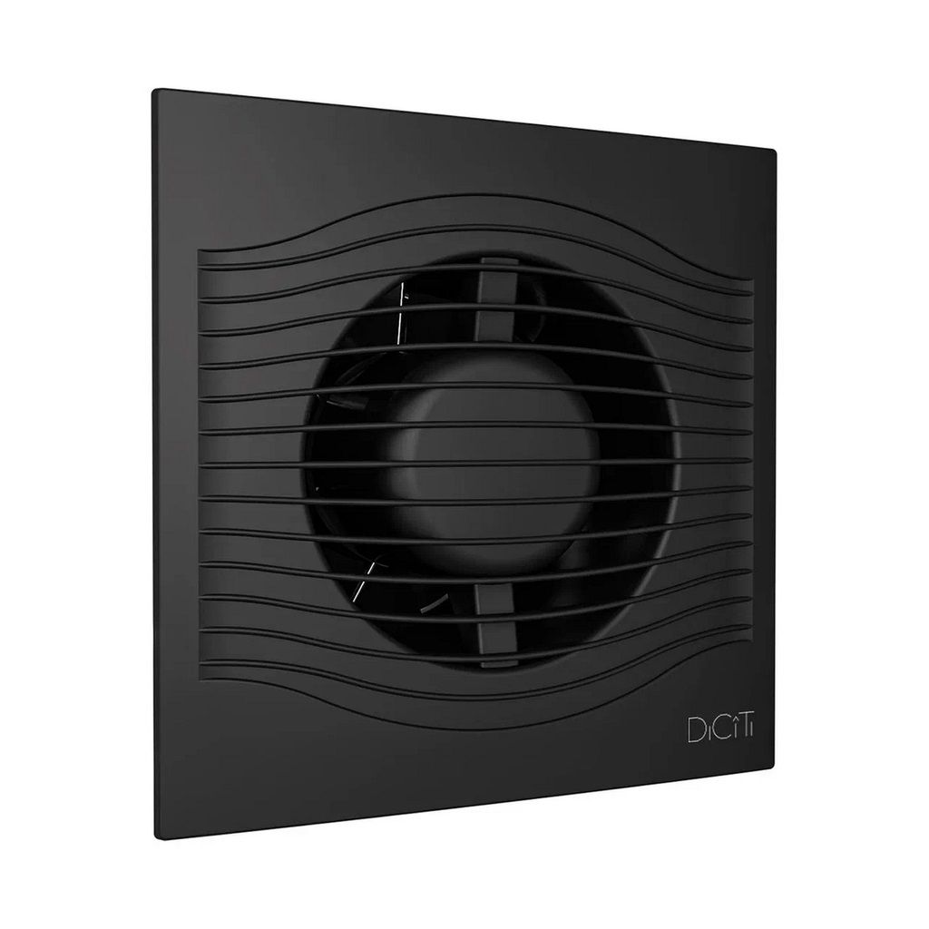 Вентилятор осевой D 100,  SLIM 4C Matt black
