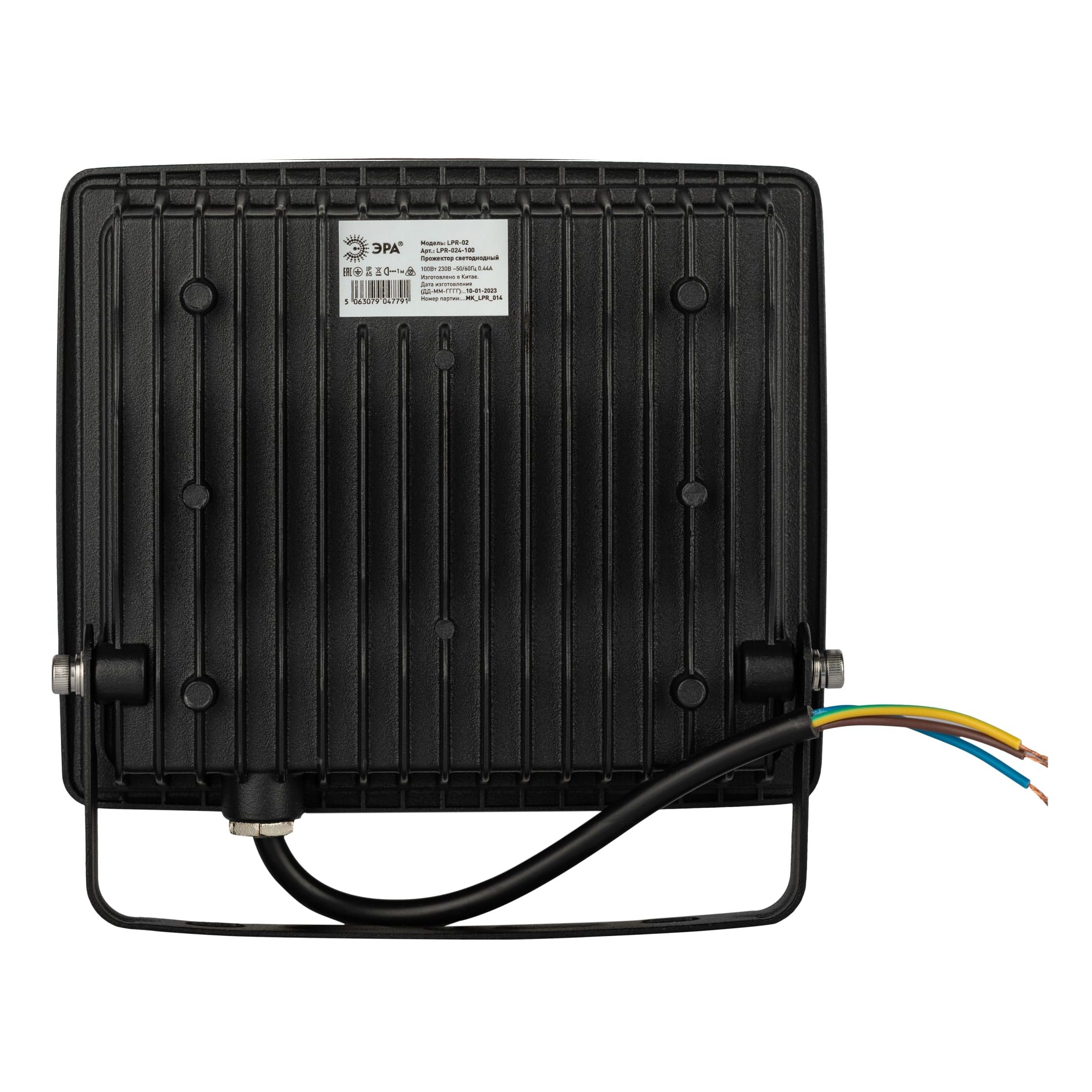 Прожектор светодиодный ЭРА Red Line LED LPR-024-100 100Вт 6500К 8000Лм IP65
