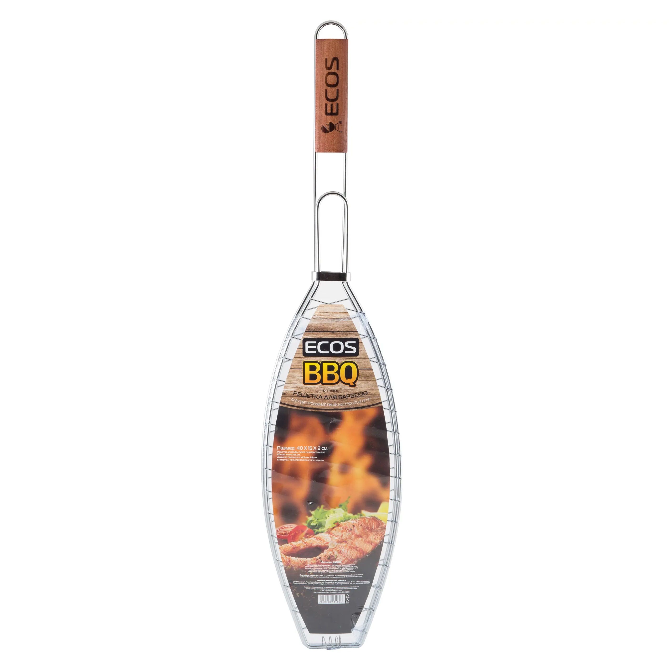 Решетка для барбекю 15х40x2 см Ecos RD-114D