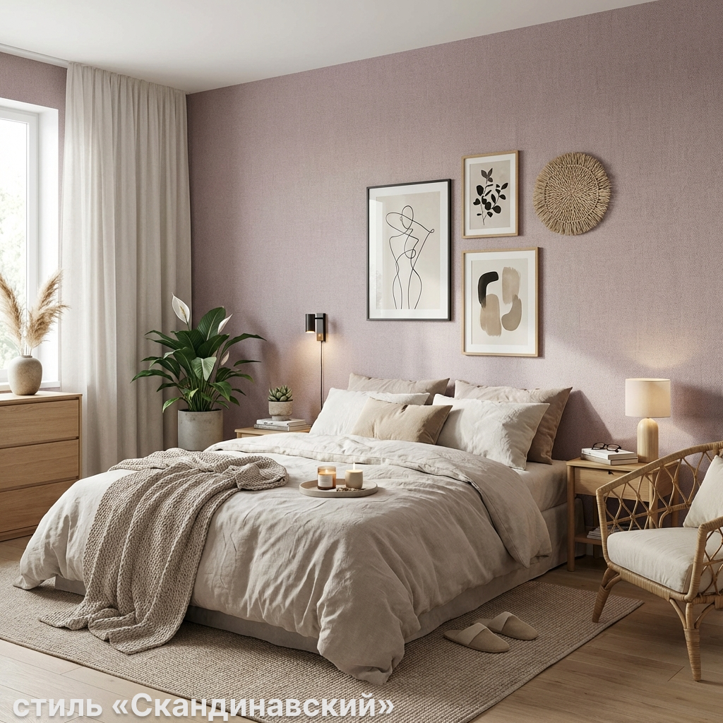 Обои Green Walls Valheim С40 4151 03 розовые рогожка 1,06х10,05 м