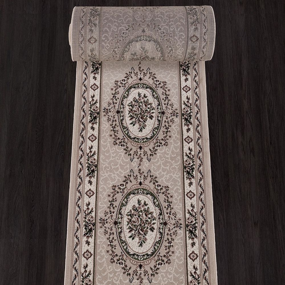 Дорожка ковровая Gavana Merinos 5444 1 м бежевая