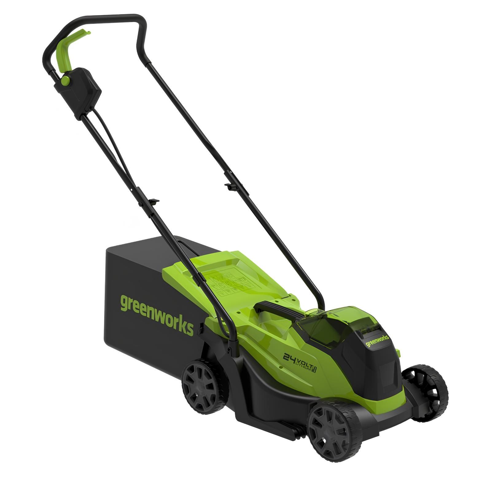 Газонокосилка аккумуляторная Greenworks GD24LM33 24В 33 см бесщеточная без АКБ и ЗУ