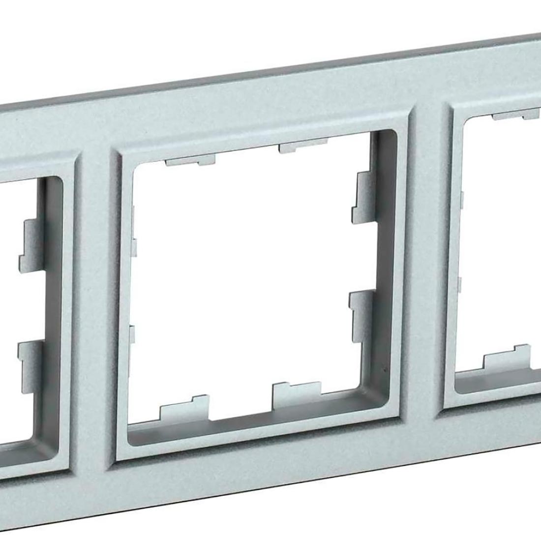 Рамка 4-м Brite РУ-4-БрА алюм IEK BR-M42-K47